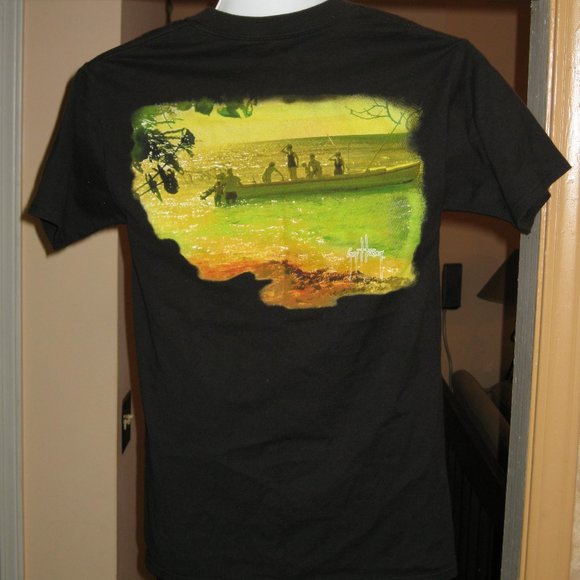 SOLD! Guy Harvey Back in The Day Graphic Tee   Small - Picture 1 of 6